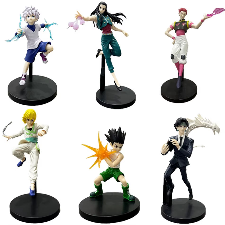 Hunter X Hunter GON FREECSS Anime Figures Killua Zoldyck Action Figure Kurapika Figurine Collectible Model Adult Room Decor Toys