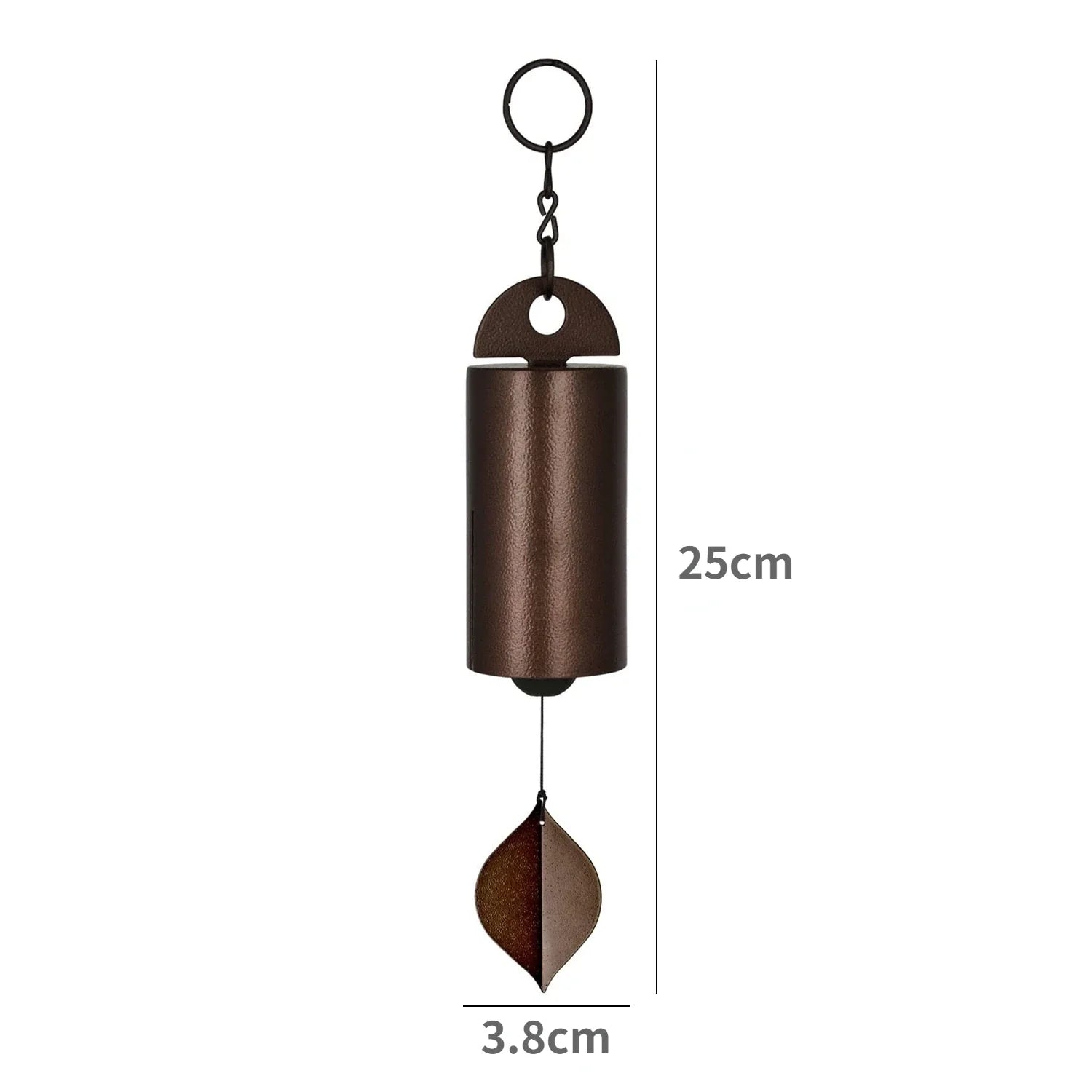 Large Deep Resonance Serenity Metal Bell Heroic Wind Chimes Outdoor Home Decor