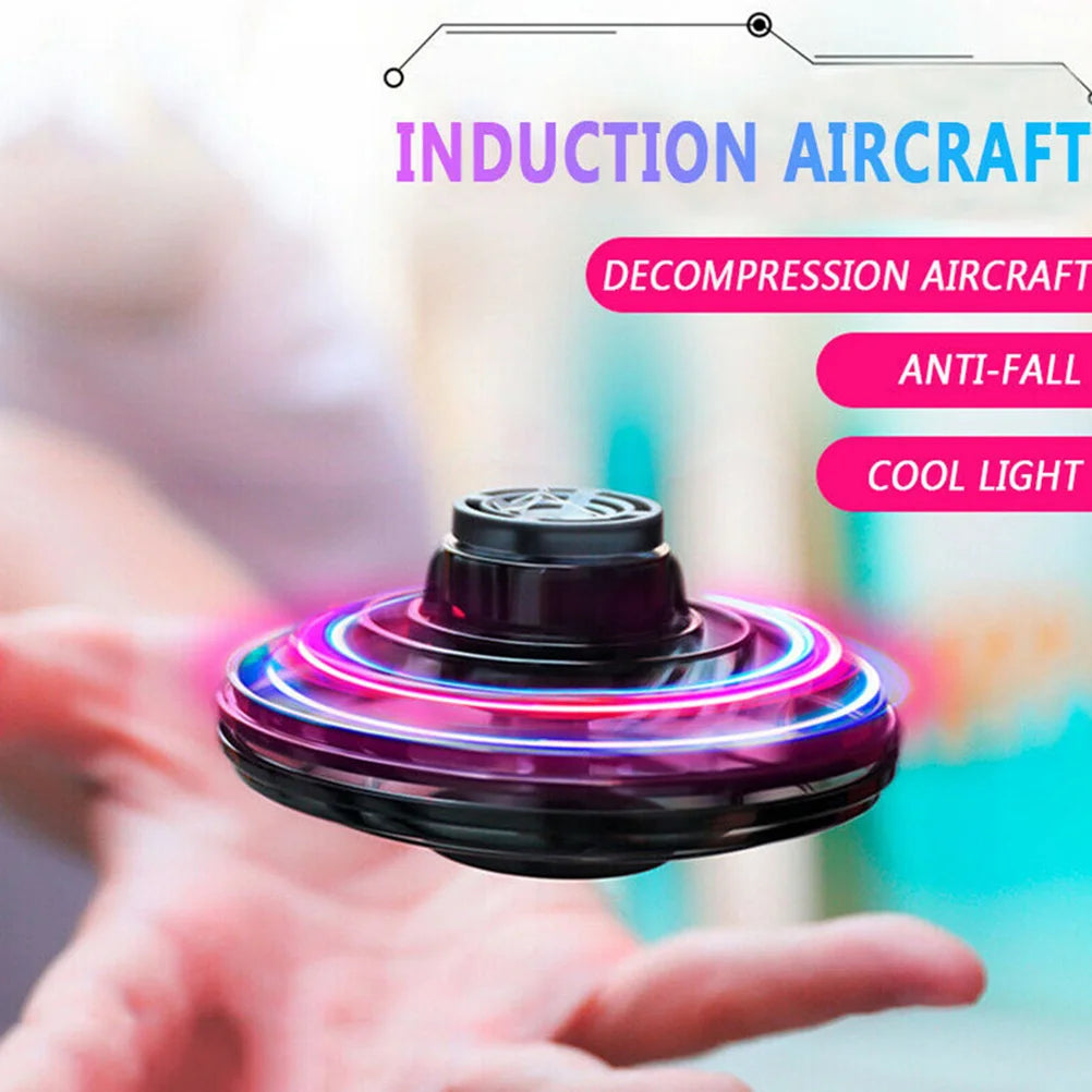 Gyrocraft Interactive Toy Drone Fingertip Flight Remote Control Outdoor Flying Parent-Child Funny Flying Spinner UFO Boomerang