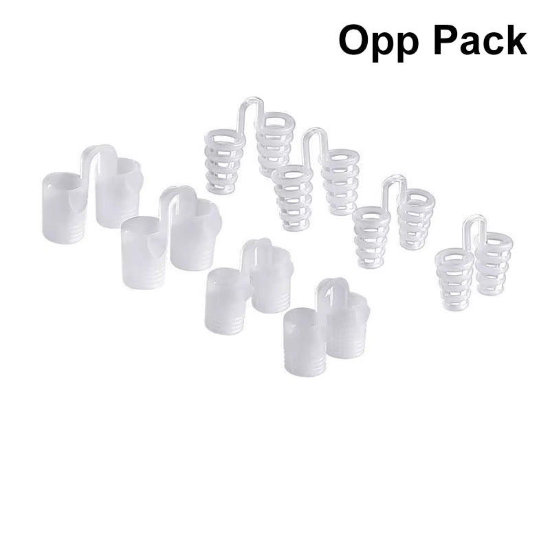 8Pcs Nose Clip anti Snore Device Silicone Nasal Clip Easy Breath Nose Clips Devices Prevent Snoring Aid Device Improve Sleeping