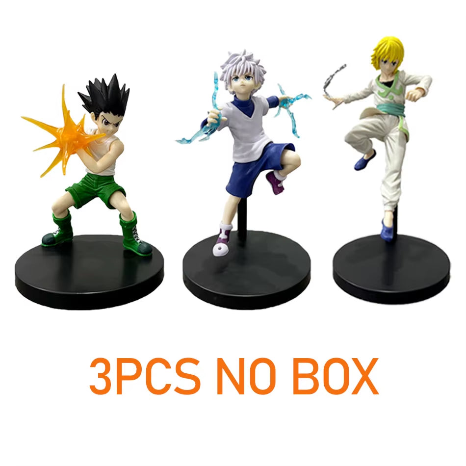 Hunter X Hunter GON FREECSS Anime Figures Killua Zoldyck Action Figure Kurapika Figurine Collectible Model Adult Room Decor Toys