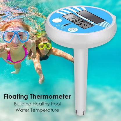 Digital Solar Powered Outdoor Floating Waterproof Rainproof Pool SPA Thermometer