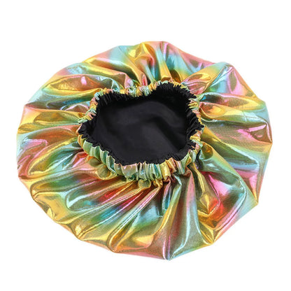 Comfortable Satin Lined Double Layer Sleep Cap