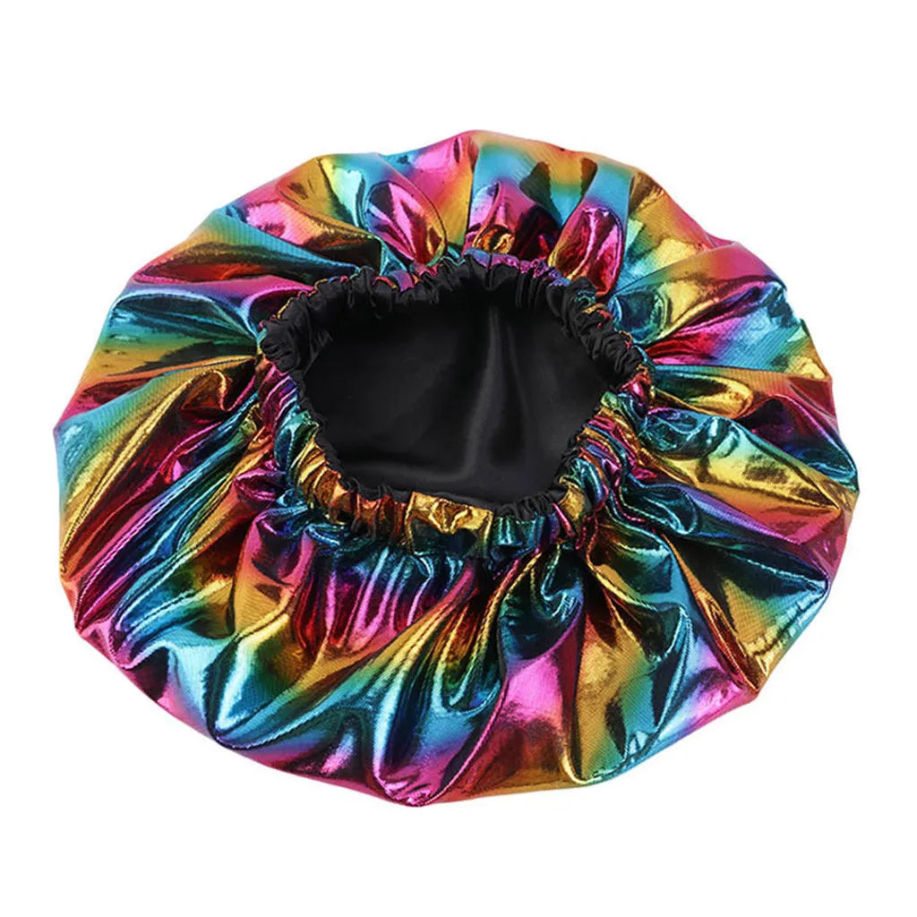 Comfortable Satin Lined Double Layer Sleep Cap