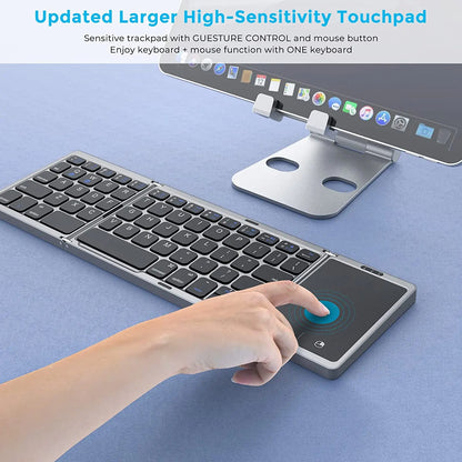 Seenda Foldable Wireless Bluetooth Keyboard Rechargeable