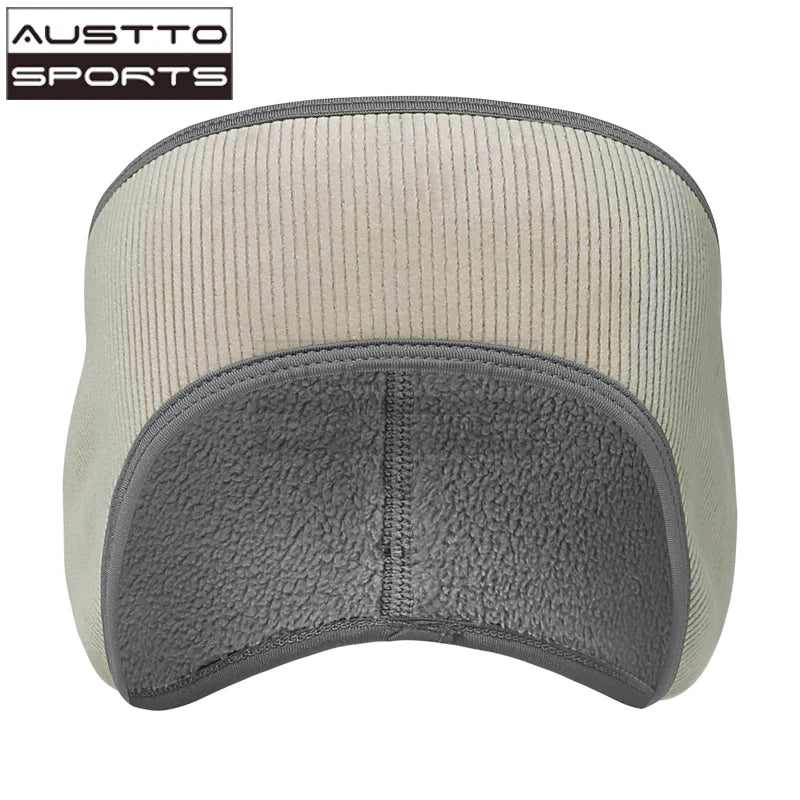 Austto Winter Fleece Ear Muffs Warmers Headband Therma Ear Band