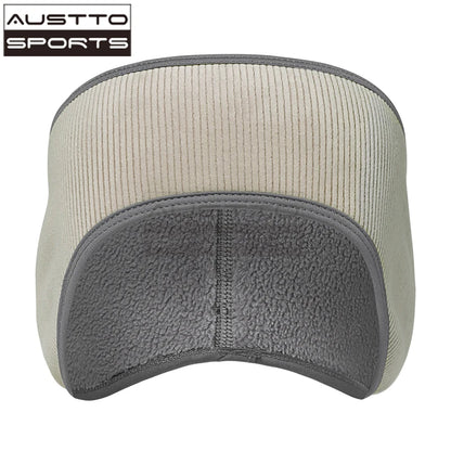 Austto Winter Fleece Ear Muffs Warmers Headband Therma Ear Band