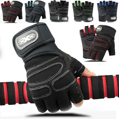 Outdoor Sport Gloves for Men Women Wrist Guard Fitness Gym