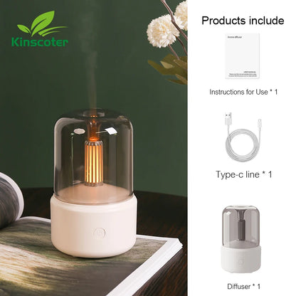 KINSCOTER Portable Mini Aroma Diffuser USB Air Humidifier Essential