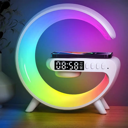 Wireless charger Bluetooth 5.0 speaker RGB night light lamp