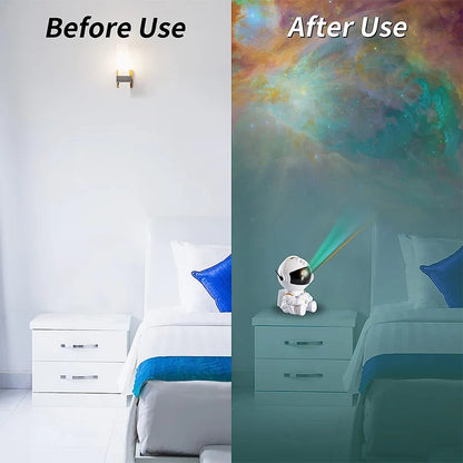 Galaxy Star Projector LED Night Light Starry Sky Astronaut Porjectors