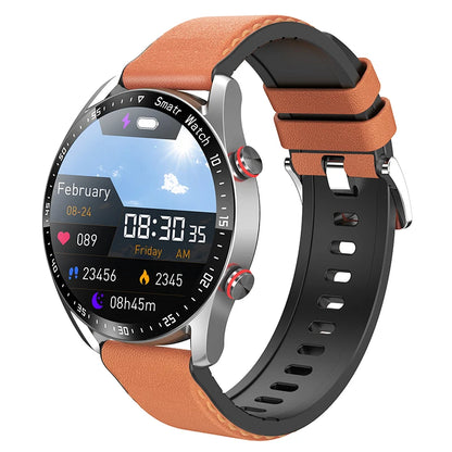 ECG+PPG Bluetooth Call Smart Watch Men Laser Health Blood Pressure