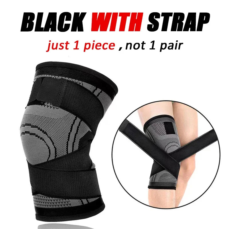 1PCS Adjustable Sports Knee Pad Knee Pain Relief Patella Stabilizer