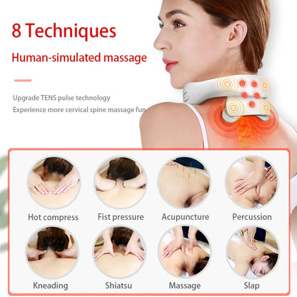 Smart Neck Massage Instrument Portable Shoulder Neck Massage