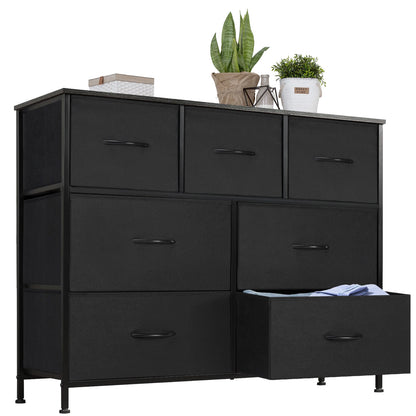 JHK Desser For Bedroom With 7 Fabric Drawers Organizer Storage