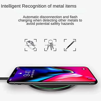 100W Fast Wireless Charger Pad for iPhone 15 14 13 12 11 Pro