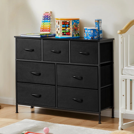 JHK Desser For Bedroom With 7 Fabric Drawers Organizer Storage