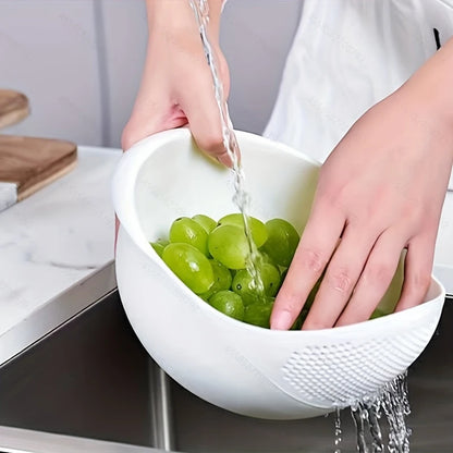 【Hot sales】Rice Drain Basket Rice Filter Fruit and Vegetable Drain