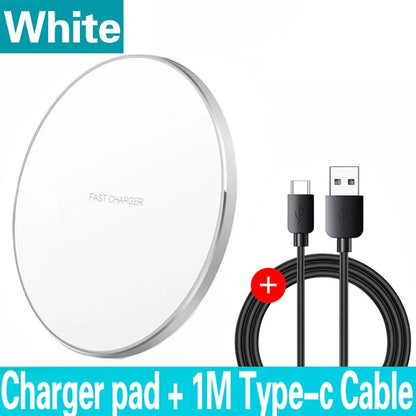 100W Fast Wireless Charger Pad for iPhone 15 14 13 12 11 Pro