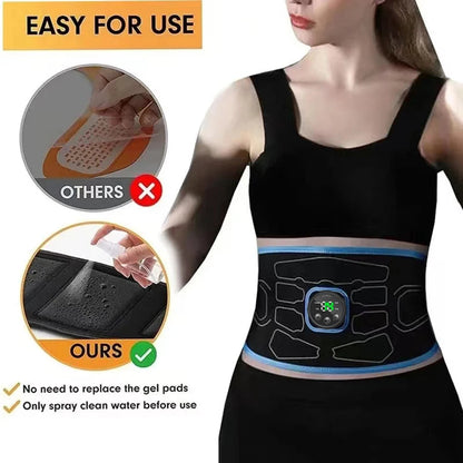 EMS Abdominal Toning Belt Electric Muscle Stimulation Muscle Toner