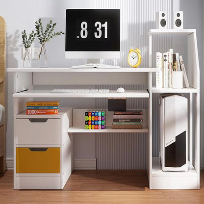 Room Desk Study White Multipurpose Home Office Computer