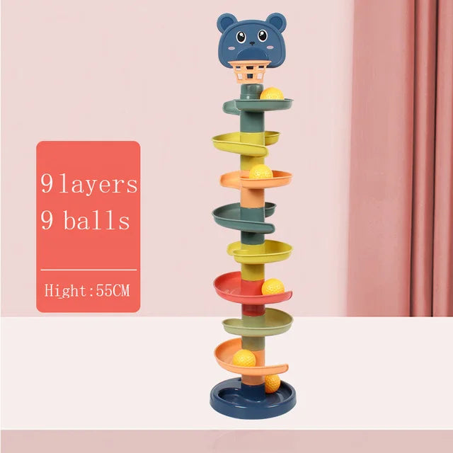 Montessori Baby Toy Rolling Ball Children Montessori Educational Games