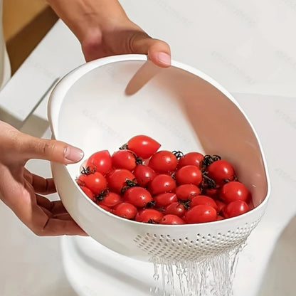 【Hot sales】Rice Drain Basket Rice Filter Fruit and Vegetable Drain