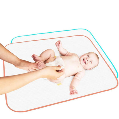 Portable Changing Pad Large Size 25.5 X31.5 Inch 2 Pack Vinyl Waterproof Smooth