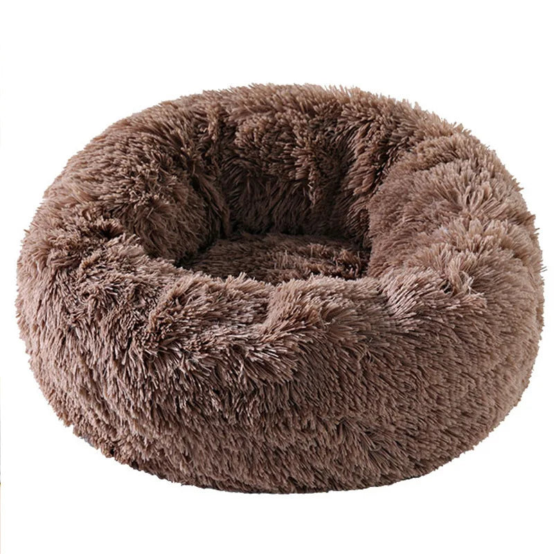 New Four Seasons Plush Pet Nests Creative Cat and Dog Nests Warm Detachable Washable Breathable round Cat Nests Pet Nests Sofa