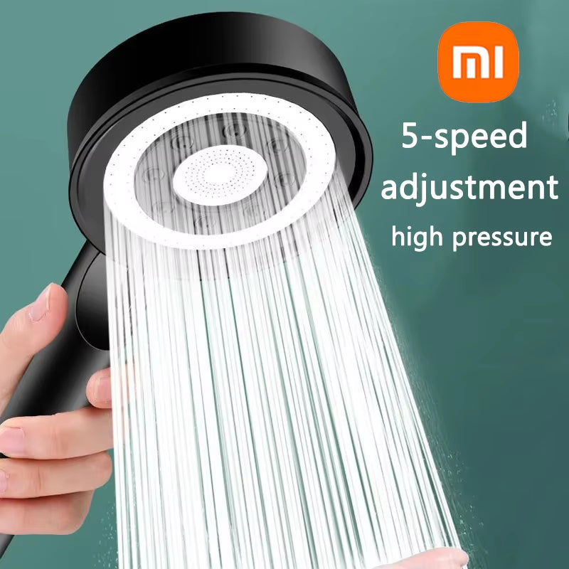 Xiaomi Shower Head High Pressure 5 Modes Water Saving Nozzle Powerful Pressurized Spa Handheld Showers Bathroom Accessorie 2024